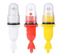 Generico da Marine - Lampada Flash A LED da 10 Cm, Luce Attrattiva per Esche, Faro di Segnalazione per Pontone per Kayak, Luce di Sicurezza Galleggiante | Dispositivo di Segnale Stroboscopico per La