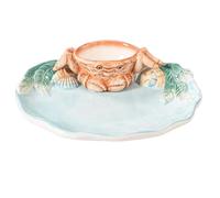 Generico Da Portata Con Per Salse A Forma Di Granchio E In Ceramica 31 Cm