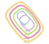 Generico da Ricamo - Strumenti Artigianali Fatti A Mano da 5 Pezzi | da Cucito Resistente all'Usura con Vite Regolabile per Principianti, Donne, Artigianato, Apprendimento, Pratica, Quilting, Dis