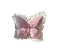 Generico da seduta a farfalla - Morbido in peluche con finiture in pizzo, decorativo per divano | Comodo per seduta per camera da, soggiorno, ufficio, regalo d'amore per d