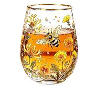 Generico Da Tè | Bicchiere in trasparente per il caffè 415 ml - Mug in Cristallino,ideale per Latte, Cereali, Bevande, Cocktail, Mattina, San, Casa, Ufficio, Matrimonio, Donne