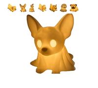 Generico Dachshund Ghost Lamp, French Bulldog Halloween Glowing Ghost Dog Figurines, Cute Halloween Decor Statues Nightlight for Dog Lovers, Home Decor Gift for Bedroom (G)