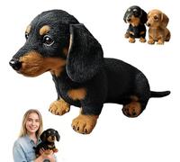 Generico Dachy 2.0 Ai Powered Plush Dog, Dachy 2.0, Interactive Dachshund Plush Toy, Dachshund Sofa Ornaments and Decorations, for Dog Lovers (1pcs,black)