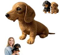 Generico Dachy 2.0 Ai Powered Plush Dog, Dachy 2.0, Interactive Dachshund Plush Toy, Dachshund Sofa Ornaments and Decorations, for Dog Lovers (1pcs,Brown)