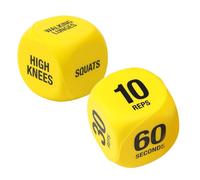 Genérico Dadi Per Esercizio, Dadi 6 Volti per Allenamento In Palestra 2 Pezzi - Palestra Portatile Fitness per Squat Flessioni Principiante Viaggio Esterno Camera