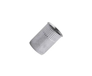 Generico - Dado cieco testa ridotta acciaio-acciaio zingo bianco - Ø mm.M5 - Cond.500 -