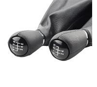 Generico Dado del pomello del cambio Per Seat Leon 1M1 2002-2006 Car-styling 5 marce 6 leva del cambio linea rossa foro 12 mm riparazione(5 speed)