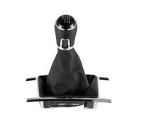 Generico Dado del pomello del cambio Pomello del cambio per Volkswagen per VW per Amarok, leva manuale a 5/6 velocità, con parti in pelle riparazione(6 speed)