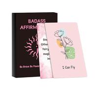 Generico Daily Affirmation Cards, Inspirational Quote Card, 2.36x3.54 Inches Pocket Travel Size Double Sided Design, 60 Pieces Set, Mindfulness Message Pack for Journaling, Meditation, Yoga