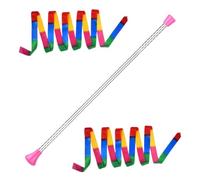 Generico Dance Wand - Stainless Steel 54cm 21.3in Rotating Baton | 2 Random Color 13.12ft Ribbons, Lightweight Twirling Stick For Rhythmic Gymnastics | Dance Performance Prop