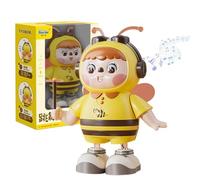 Generico Dancing Bee Toy, Musical Interactive Abejita Chiquitita with Lights & Music, Interactive for Crawling & Sensory Play (Pink)