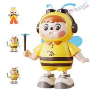 Generico Dancing Bee Toy, Musical Interactive Bee with Lights & Music, Lovely Happy Dancing Toy, Singing Bees with Swinging Motion (Blue)