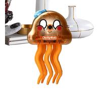 Generico Dancing Jellyfish Toy, Crawling Sensory Figurine, 2.17x1.97in Authentic Simulated Sea Animal, Bright Color Lights, Interactive Animal Toys for Toddler, Kids, Boys, Girls, Babies