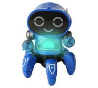 Generico Dancing Robot Toy - Musical Robot Toy, Dance with Music con artigli a sei formate | sensore intelligente per ragazzi e ragazze, con le luci