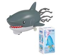 Generico Dancing Shark, Mist Emitting Creature, Musical Marine Mascot, Sensory Calming Puppet, Nursery Fun Category, Gift, Preschool Themed Interactive Electronic Pet Light Up Movement Set Small
