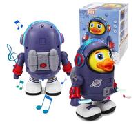 Generico Dancing Space Duck,Space Dancing Duck Robot Toy,LED Light and Sound,Interactive Dancing Toy, Kindergeburtstagsgeschenke (2 Set)