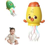 Generico Dancing Squid Toy,Electric Dancing Octopus Toy,Squid Tummy Time Toys,Funny Octopus Toys With Dynamic Sound And Light,Crazy 8-Leg Auto-Dance Octopus,Suitable for All Children (Yellow)
