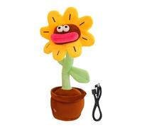 Generico Dancing Sunflower, Singing Interactive Toy, Shaking Glowing Design, Secure Foundation for Birthday, Christmas, Kids, Gift, Parties, Fun Playtime, and Decorative Entertainment
