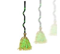 Generico Dancing Witch Broom, Halloween Broom Decor, Animated Fall Prop