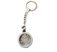generico DANTE ALIGHIERI CONIO 1965 MONETA 500 LIRE D'ARGENTO INCASTONATA IN PORTACHIAVI GIOIELLO