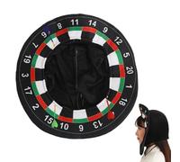 Generico Dartboard Party Hat - Funny Cosplay Prank Prop, Interactive Costume Accessory For Halloween & Pub Crawls, Comfortable One-Size Headwear, Novelty Game Hat | For Men Women Teens