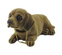 Generico Dashboard boblehead - Automobile Nodding Sculpture, Vehicle Jiggle Figure Ornament, Adorable Resin Canine Decorative Figurine | Auto Interior Display Decoration Accessory, Vehicle Dashboard