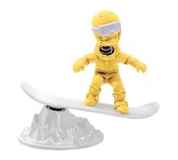 Generico Dashboard Decorations - Fun Inertia Skiing Man Dash Sculpture | 3D Printed Funny Figurines | Automotive Dashboard Decorations For Automotive Truck Rv Suv Home Office Desktop Shelf Cabinet