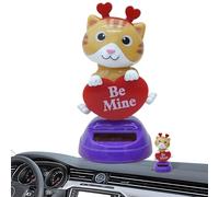 Generico Dashboard Ornament - Cute Solar Dancing Animal Toy | Bobbļèhead Ornament | Decorative Animal Dashboard Ornaments | Eco-Friendly Solar Powered Car, Office & Home Decoration