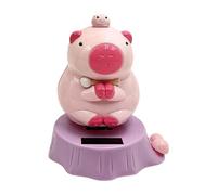 Generico Dashboard Ornament - Solar Capybara Statue, Shaking Car Figurine | Cute Decorative Toy For Driver, Truck, RV, Trailer, Tractor, Vehicle, Automobile, Home, Balcony, Desk, Gift Accessory