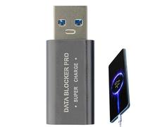 Generico Data Blocker, Aluminum Alloy Housing - for Secure Charging Without Transfer | Compact, Stable, 4.17 Cm, Protects Against Datai Theft in the Office, at Home, or on Thee Go