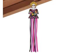 Generico Day of The Dead Ornaments - Skeleton Decoration with Tassel