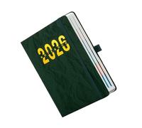 Generico Day Planner - A5 Agenda | Yearly Planner 2026 Monthly Calendar Notebook With Waterproof Cover For Home School Office Academic Planning, 1-Pack Tabbed Weekly Journal To Boost Productivity