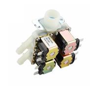 Generico DC 12V/24V/220V G3/4 "1 in 4 out Valvola elettromagnetica in plastica Normalmente chiusa di scarico dell'acqua Solenoide ingresso acqua elettrico(DC 24V)