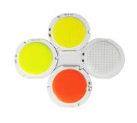 Generico DC 12V 50W Round 50mm COB Light Chip LED light source Module Lamp red blue green RGB white(Whte 6000K)