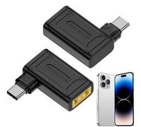 Generico DC to Type C Converter, Jack Plug Converters, 140W Portable PD DC Female to Type C Adapter, Plugs and Play for Mobile Phones, Laptops, Electronic Devices, 5V/9V/20V
