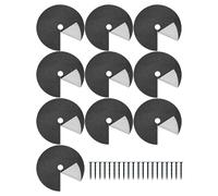 Generico De Acolchado Arbóreo | Protector De De Acolchado para Árbol De Jardín con Piquetes |16,54x16,54x0,2 PulgadasRaíces para Plantas - para Paisaje Patio Exterior Césped Parterre Cerca Granja