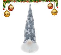 Generico De Felpa Iluminado, De Felpa Navideño Iluminado,Gnomos Suecos De Papá Noel - Hecho A Mano Resistente al Desgarro Que Funciona con Pilas Novedad Encantadores Gnomos Iluminados Regalo De