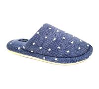 Generico de fonseca Ciabatte Pantofole Invernali Donna MOD. Potenza I W734 (BLU, Sistema Taglie Calzature EU, Adulto, Donna, Numero (range), Media, 39, 40)