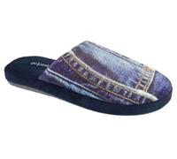 Generico De fonseca Pantofole Ciabatte Invernali Uomo Ragazzo MOD. Roma Top I M728 (BLU, Sistema Taglie Calzature EU, Adulto, Uomo, Numero (range), Media, 39, 40)