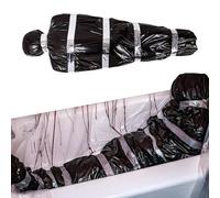 Generico Dead Body Bag Prop, Fake Corpse Decoration, Halloween Prop, Realistic Look, Lightweight Build, Foldable Design, Spooky Scene Setter, Yard, Garden, Patio, Lawn, 35x20x150 cm