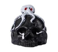 Generico Death Whistle, Self Defense Halloween Prank Tools, Death Skull Horn Octopus Whistle | for Outdoor Picnic Hiking Climbing War Exhibitions Meditation Film Party Collectors, 7.2x9.3x7.4cm