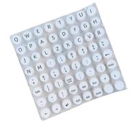 Genérico Decalcomanie per scrivere con unghie lunghe,Bolle per tastiera per unghie lunghe - Accessori tastiera per gioco viaggio ufficio portatile casa computer