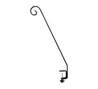 Generico Deck Hook For Bird Feeder - Clamp-On Hanger | Heavy Duty Adjustable Railing Bracket For Bird House, Lanterns & Planters, Rust-Resistant Outdoor Plant Display, Easy Install