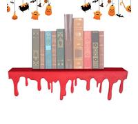Generico Decor con libreria Gotica - Decor Decorazioni per la libreria a Goccia di Sangue | Stampa 3D Halloween Macabre Gothic | Decori scaffali di Halloween per Soggiorno Camera da Letto infestata