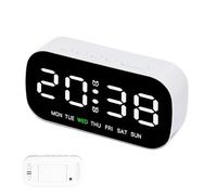 Generico Decorative Alarm Clock - Cute Kids Clock | Light Alarm with Timepiece Projector, Rechargeable Clocks for Bedroom, Home Accessories Bedside Timer, Portable Clocks with Time Teller