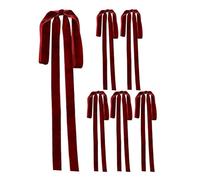 Generico Decorative Bows - 6 Pack Decorative Bows for Christmas | Cars, And Parties Reusable Ornaments for Weddings, Festivals, And Home Decor, Holiday Celebrations