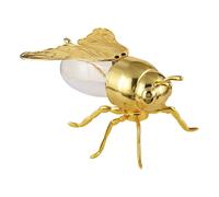 Generico Decorative Honey Jar | Honey Container with Spoon Bee Shaped Transparent Kitchen Gadgets for Breakfast Kitchen Food Prep Baking Cake Holiday Birthday Party Flour Salt Sugar Loose Tea