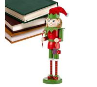 Genérico Decorative Nutcracker Christmas Figure, Home Seasonal Decor For Holidays, 14,96 in Wooden Figurine For Fireplace, Nutcracker Decor, Child Dining Table Festival Party Holiday Bedside Kitchen