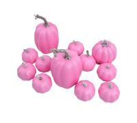 Generico Decorative Pumpkins | 12 Piece Halloween Harvest Ornaments