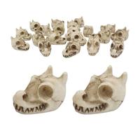 Generico Decorative Rocks, Vase Filler Stones, 0.91x0.59x0.59 Inches 20x Polished Dragon Skull Design, Garden Landscaping Accent for Indoor Outdoor Decor, Multicolor
